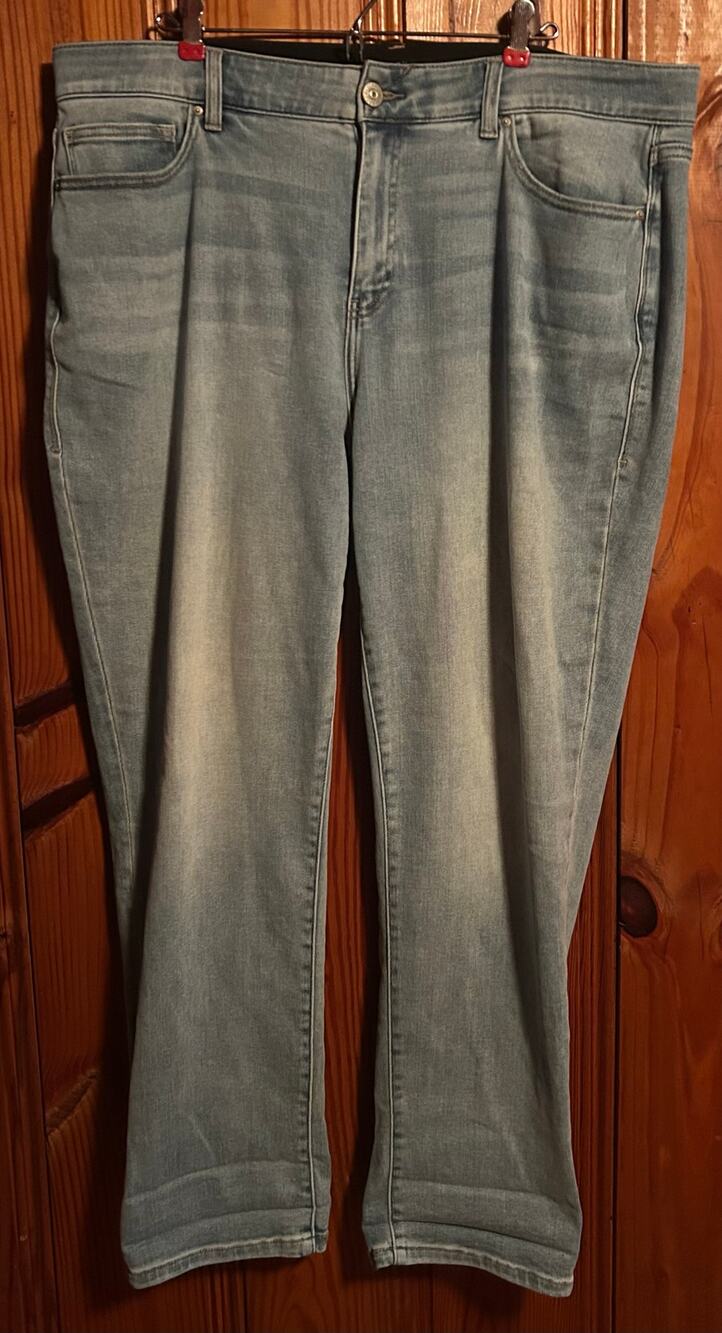 Lularoe jeans women’s high rise straight leg jeans light wash size 38